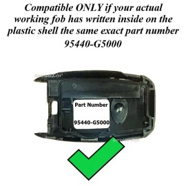 Bartolete Keys Remote Car Key Fob For 2017 2018 2019 2020 2021 2022 Kia Niro (Part 95440-G5000)