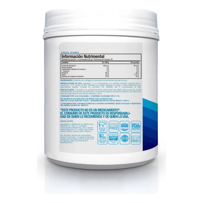 Collagen Labores, Péptidos De Colágeno Hidrolizado, Colágeno