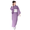 KYOETSU Women's Washable Lined Kimono Awase (Large, Light purple)