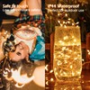2Pcs Fairy Lights Plug in, 10Ft 200LED Copper Wire Firecracker