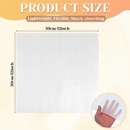 12"x12" Foam Wrap Sheets for Packing, 50 Pack Dish Packing Supplies for Moving Cushion Foam Pouches Cushioning Foams Protective Moving Supplies for Dishes, Glassware, China and Fragile Items