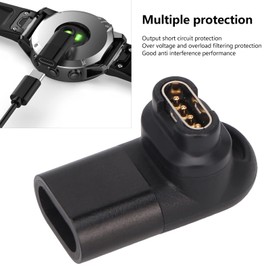 Zopsc Adaptador Tipo C para, Adaptador de Cargador de Reloj de 5V para Fenix ​​7S 7X Instinct 2 2S EPIX Venu 2 Plus Vivomove Sport.