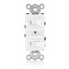 Maxxima AC Toggle Combination Switch White Wall Plates Included Duplex