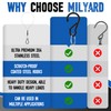 MILYARD 6 Pack Hanging Wires with Carabiner, 8 Inch Stainless
