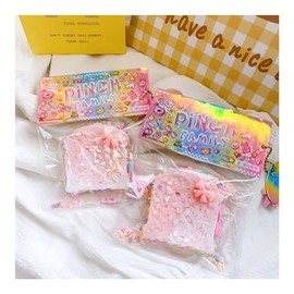 Taba Squishy Dessert ,Stress Ball, Kawaii Squishies PVC Toys, Stress Relieving Fur Ball OPP Packaging Gifts| Squishy Fidget Toys for Anxiety & Relaxation | Perfect Desk Accessory for Adults (2PIC)