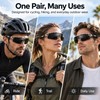 UV400 Sports Sunglasses for Men & Women – Lightweight Wrap-Around