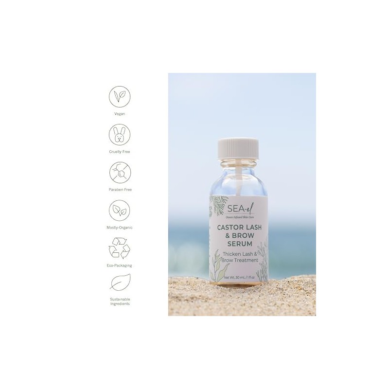 Sea-El Castor Lash Brow Fuller Thicker Brows and Lashes Serum,