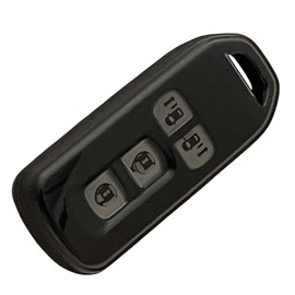 [ZANEKO] N-BOX Key Case Compatible Honda NBOX N-ONE N-WGN N-WGN N-Wagon Smart Key Case NBOX Custom N-VAN JF1 JF2 JF3 JF4 Key Cover (Black)