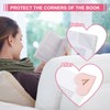 PATIKIL Heart Shaped Bookmark Heart M Cute Stylish Leather Bookmark