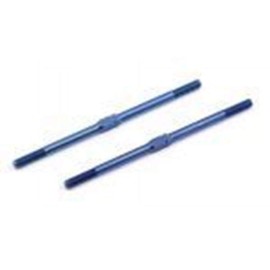 Team Associated 1408 Titanium Turnbuckle, 2.65"/67mm, Silver (2)