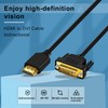 SOEYBAE HDMI to DVI Converter Adapter, 3.3 ft (1 m),