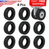 N/A 8 Pcs Silicone Luggage Wheel Covers for Suitcase Wheel