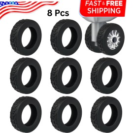 N/A 8 Pcs Silicone Luggage Wheel Covers for Suitcase Wheel Covers, Luggage Wheel