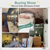 Shenmoyl Plug in Wall Sconce, Transparent Tulip Glass Lampshade Wall