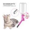 Pet Dog Hanging Drinking Bottle Head Fountain Portable Cat Water
