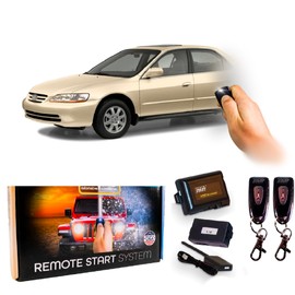 MPC Remote Start Kit Compatible with Honda Accord 1998-2002 - Gas - Includes (2) 1-Button 1-Way Remotes - Up to 800' Range - USA Based Tech Support