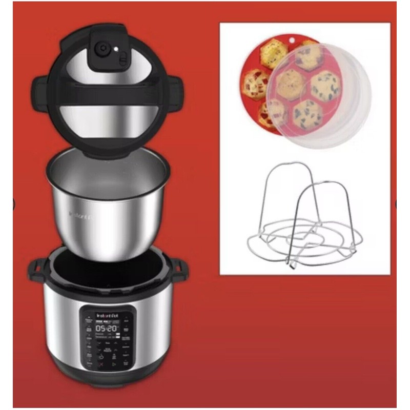 Instant Pot 6qt 9-in-1 Pressure Cooker Bundle