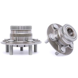 FKG 512167 Rear Wheel Bearing Hub Assembly fit for 2003-2010 Chrysler PT Cruiser (w/ABS Brakes), 2000-2005 Dodge Neon (w/ABS Brakes), Set of 2