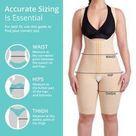 MARENA FCBHRS Female Curves Bodysuit - Short Length - Tummy Control Post Surgery Compression Garment