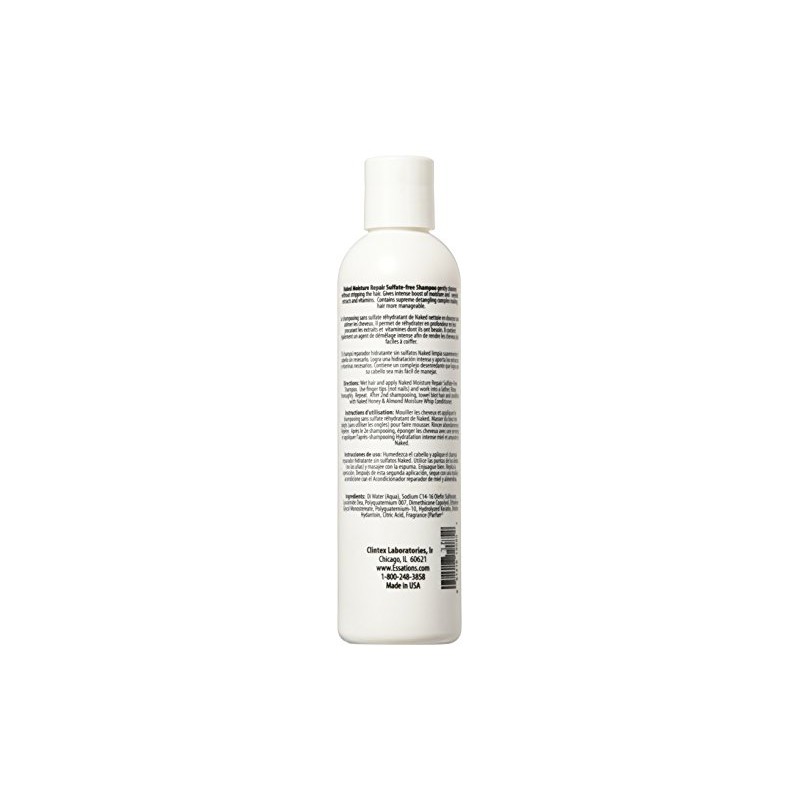 Naked Moisture Repair Sulfate-Free Shampoo 8oz by Naked by Essations