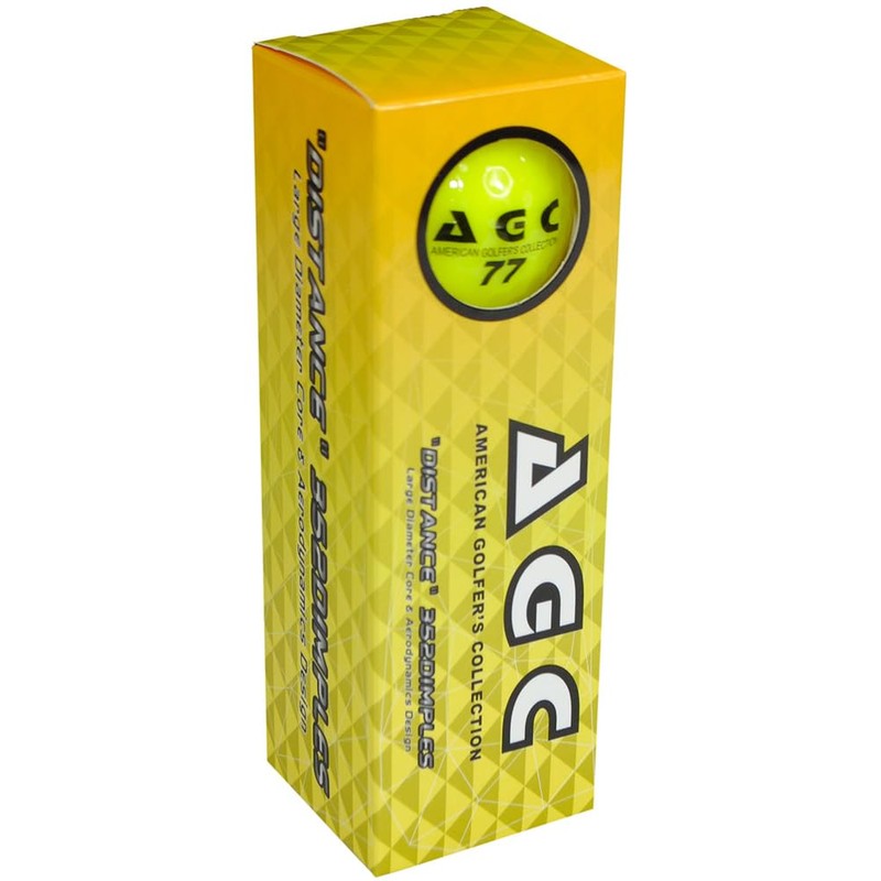 LEZAX AGC Golf Balls 1 Dozen (12 Pack) Yellow AGBA-3790