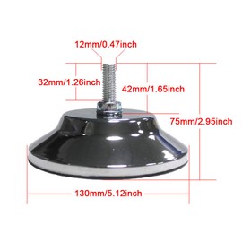 Pack of 4 Billiard Table Leveling Feet, Metal Billiard Table Leg Leveler Stainless Steel Adjustable Metal Table Height Raiser, Feet Adjustable Table Leg Leveler for Billiard Football Table