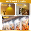 Hortsun 6 Pcs Mini Battery Operated Spotlights with 3 Remote