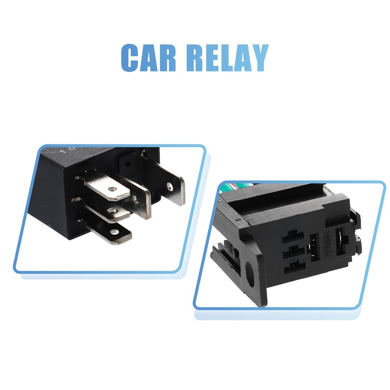 X AUTOHAUX 2 Pcs DC 12V 30A SPDT Car Relay