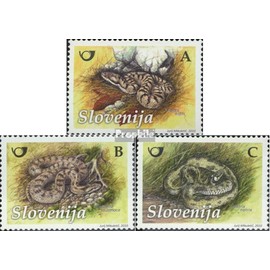 Prophila Collection Slovenia 864-866 (complete edition) 2010 Snakes (stamps for collectors) Amphibians/Reptiles/Saurs