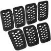 DW-Auto Honeycomb Mesh Front Grill Inserts Kits 7pcs For Jeep