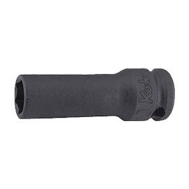 Koken 13301X-10 3/8 (9.5 mm) SQ. Impact Hexagonal Semi-Deep Socket (Thin) 0.4 inch (10 mm)