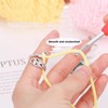 3Pcs Crochet Loop Ring, Adjustable Knitting Loop Crochet, Loop Ring