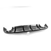 SDeelCase Black Urethane Bumper Lip Spoiler Shark Diffuser Fins Fit