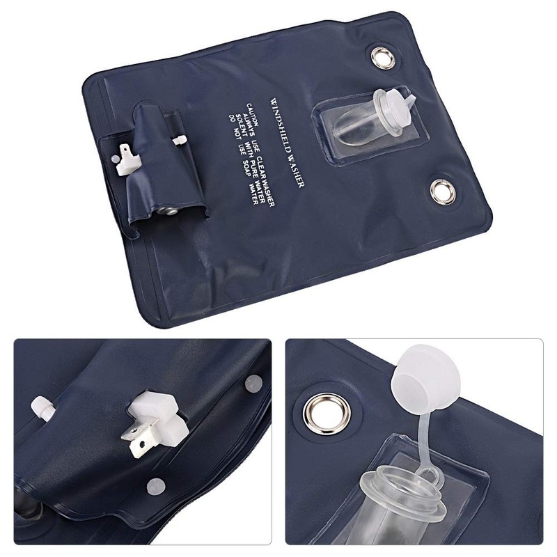 Windscreen Washer Bottle Bag - 12V Universal Windscreen Washer Pump