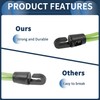 INFINAUTO Mini Bungee Cord 26cm Motorcycle Trailer Trucks Cargo Adjustable
