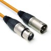 keepdrum mc001xx-10m Microphone Cable 3-Pin XLR 10m Orange Purple Pack