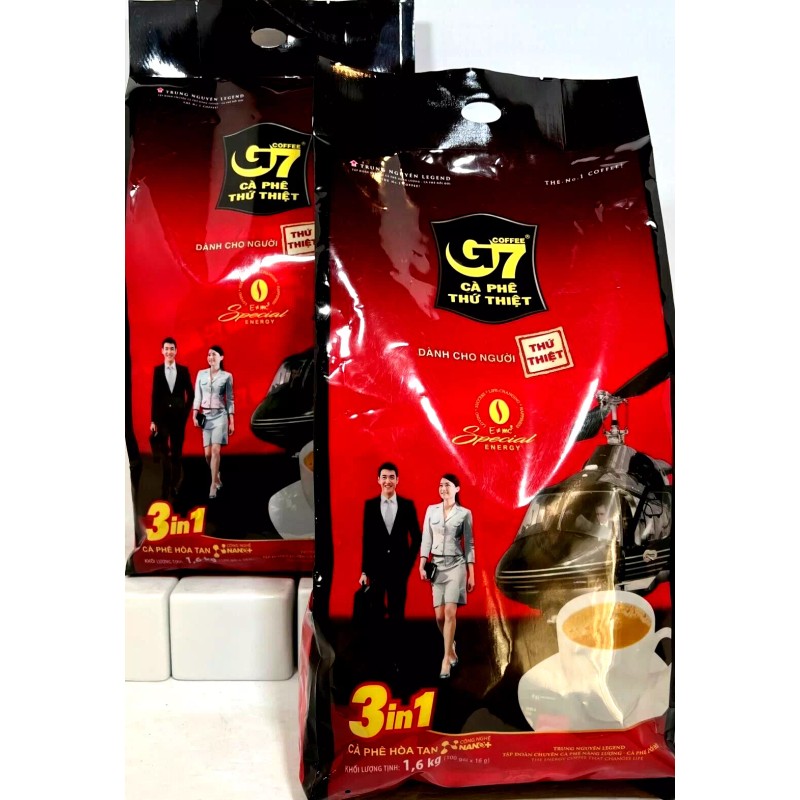 Trung Nguyen G7 3-In-1 Instant Vietnamese Coffee 100 Sticks x