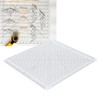 Quilting Ruler 12in Wide Transparent Acrylic Accurate Scale Black Grid