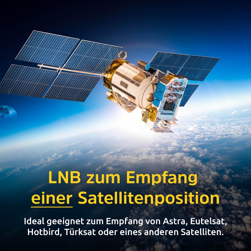 TechniSat Universal Quattro LNB - Only for Multiswitch with LTE