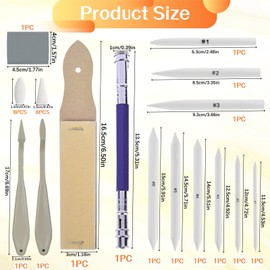 Liekadijiae 35 Piece Paper Wiper Set, Mixing Paper Wiper Set, Blending Stumps Set/Tortillion Set/Stumps Set, Mixing Paper Wiper Pencil, Paper Wiper for Pencils Drawing Set