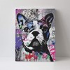 Funny French Bulldog Canvas Wall Art Banksy Graffiti Dog Pictures