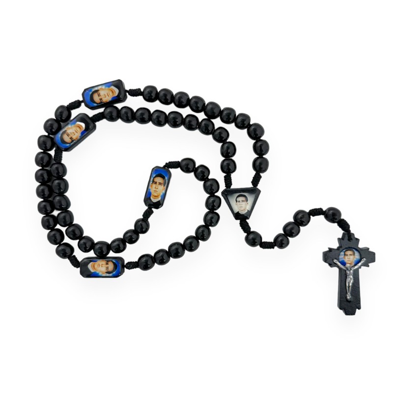 GCK Devocionario del Migrante Santo Toribio Romo con Rosario Negro