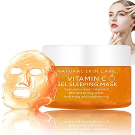 Vitamin C Sleep Overnight Face Mask - 150g Hyaluronic Acid Moisturizing - Shrinks Pores, Hydrates, Luminous Skin Cream
