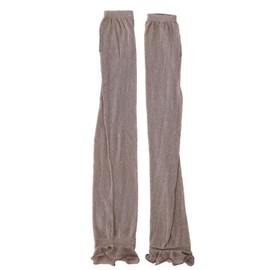 Peace Workshop 100% Silk Arm Cover, 21.7 inches (55 cm), cappuccino