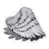 Tiardey Large Angel Wings Sequin Patches Iron on Sew on