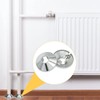 6 Pieces Single Hole Covers Pipe Covers Single Heater Pipes
