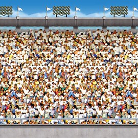 Beistle Upper Deck Stadium Backdrop Insta-Theme