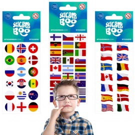 Children's Flag Sticker Set