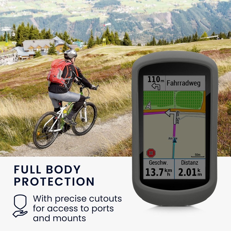 kwmobile Hülle kompatibel mit Garmin Edge Explore - Silikon GPS