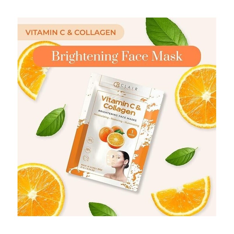 CLAIR BEAUTY Vitamin C and Collagen Daily Face Moisturizer -